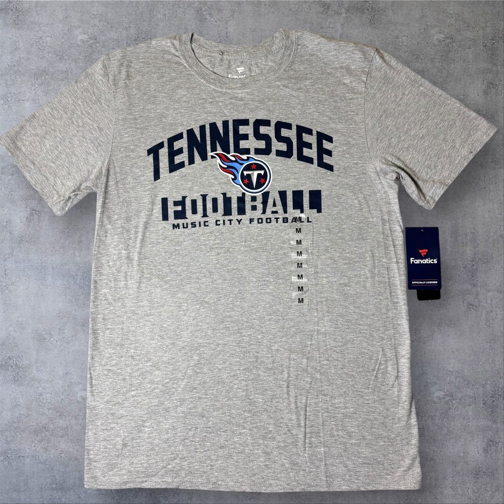 NEW Tennessee Titans T‎ Shirt Mens M NFL Fanatics Football Tee Music City
